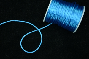Round Satin Cord, Brilliant Blue, 2.5mm x 40 Meters / 43.74 Yards (1 Spool) SALE ITEM